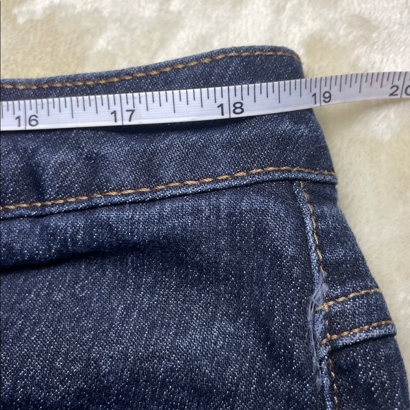 Just My Size Dark Blue Short Straight Jeans - Picture 7 of 9